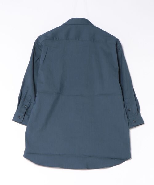 TAKA-Q(タカキュー)の「【ストレッチ 綿混】タカキュー ソラーロ レギュラーカラー 7分袖 シャツ(シャツ/ブラウス・メンズ・ブラック/サックスブルー/ライトグレー/ネイビー・MEDIUM/LARGE/X-LARGE)」の5枚目の写真