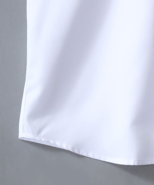 SITRY(シトリー)の「Dress Shirt with Tie/2WAY オーバーサイズ ネクタイ付き チェーン付き 半袖シャツ ドレスシャツ(シャツ/ブラウス・メンズ・ホワイト/ブラック・M/L)」の9枚目の写真