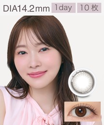 TOPARDS（トパーズ）の「TOPARDS (トパーズシリコーン) 1day 10枚入り ナチュトパーズ シリコンハイドロゲル（コンタクトレンズ・カラコン）」