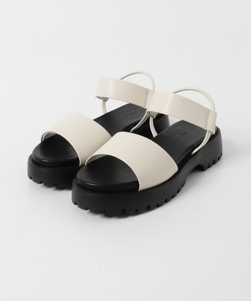 URBAN RESEARCH Sonny Label(アーバンリサーチサニーレーベル)の「軽量ダブルストラップサンダル(サンダル・レディース・アイボリー/ブラック・MEDIUM/LARGE/SMALL)」の6枚目の写真
