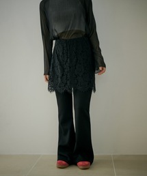 lace layered flare pants /レースレイヤードフレアパンツ