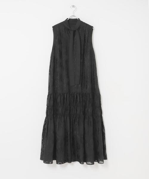 URBAN RESEARCH ROSSO WOMEN(アーバンリサーチ ロッソ)の「シアージャガードワンピース(ワンピース・レディース・イエロー系その他/ブラック・FREE)」の16枚目の写真