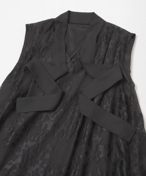 URBAN RESEARCH ROSSO WOMEN(アーバンリサーチ ロッソ)の「シアージャガードワンピース(ワンピース・レディース・イエロー系その他/ブラック・FREE)」の17枚目の写真