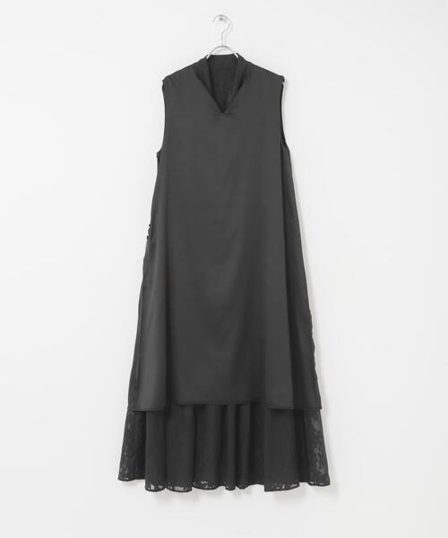 URBAN RESEARCH ROSSO WOMEN(アーバンリサーチ ロッソ)の「シアージャガードワンピース(ワンピース・レディース・イエロー系その他/ブラック・FREE)」の20枚目の写真