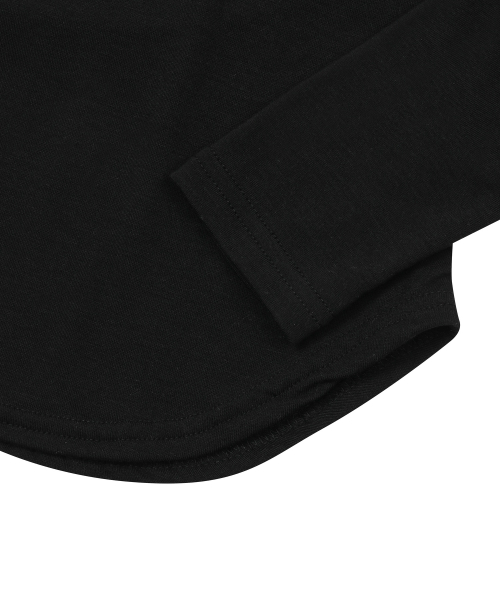 MUCENT(ムセント)の「ロイナVネックグリムロングスリーブTシャツ(6カラー)(Tシャツ/カットソー・レディース・ホワイト/ブラック/ブラウン/PINK/チャコール/グレー系1・FREE)」の9枚目の写真