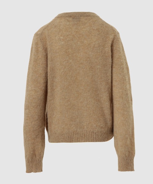 GANNI(ガニー)の「Brushed alpaca Crewneck(ニット/セーター・レディース・キャメル・S/XS/M)」の2枚目の写真