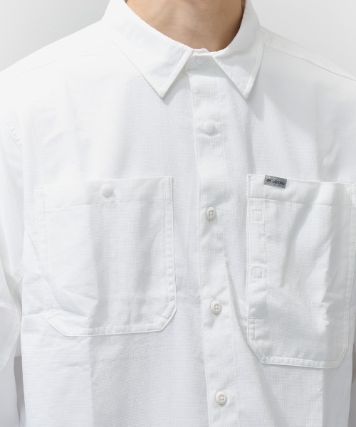 Columbia（コロンビア）の「コロンビア  シルバーリッジユーティリティIIロングスリーブシャツ（シャツ/ブラウス・メンズ・カーキ/ホワイト・L/M/S/LL）」の7枚目の写真