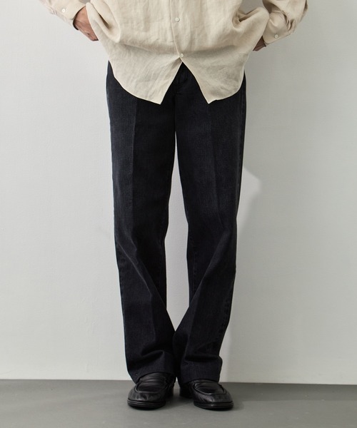 TANAKA(タナカ)の「【TANAKA/タナカ】THE JEAN TROUSERS(デニムパンツ・メンズ・ブラック・31inch/30inch/29inch)」の1枚目の写真