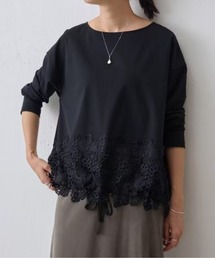 CHUL（チュル）の「レースドッキング裾切替プルオーバートップス（その他トップス）」