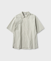 ネイチャーリングクルハーフスリーブシャツ_LIGHT BEIGE