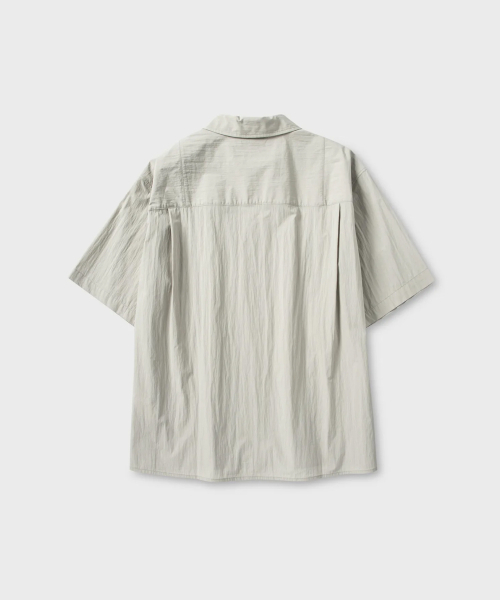 NONBLANK(ノンブランク)の「ネイチャーリングクルハーフスリーブシャツ_LIGHT BEIGE(シャツ/ブラウス・レディース・その他・SMALL/MEDIUM/LARGE/X-LARGE)」の2枚目の写真
