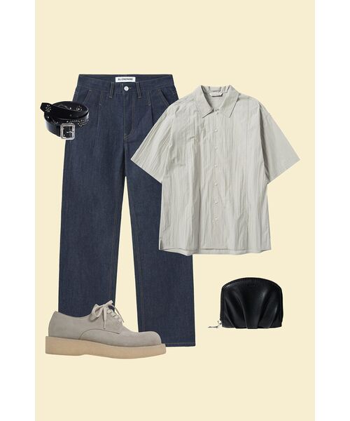 NONBLANK(ノンブランク)の「ネイチャーリングクルハーフスリーブシャツ_LIGHT BEIGE(シャツ/ブラウス・レディース・その他・SMALL/MEDIUM/LARGE/X-LARGE)」の10枚目の写真