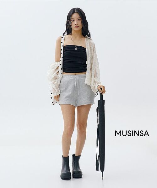 MUSINSA STANDARD WOMAN（ムシンサスタンダードウーマン）の「ウィメンズタイドレインブーツ[ブラック]（レインシューズ・レディース・その他・23cm/24cm/25cm）」の2枚目の写真