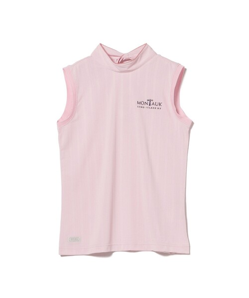 BEAMS GOLF(ビームスゴルフ)の「PURPLE LABEL / MONTAUK リボン モックネック シャツ(吸水速乾、UVカット)(スウェット・レディース・ホワイト/ネイビー/ピンク・LARGE/SMALL/MEDIUM)」の17枚目の写真