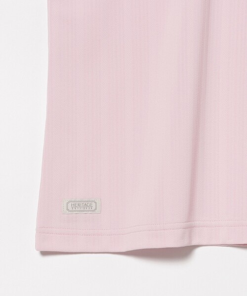 BEAMS GOLF(ビームスゴルフ)の「PURPLE LABEL / MONTAUK リボン モックネック シャツ(吸水速乾、UVカット)(スウェット・レディース・ホワイト/ネイビー/ピンク・LARGE/SMALL/MEDIUM)」の19枚目の写真