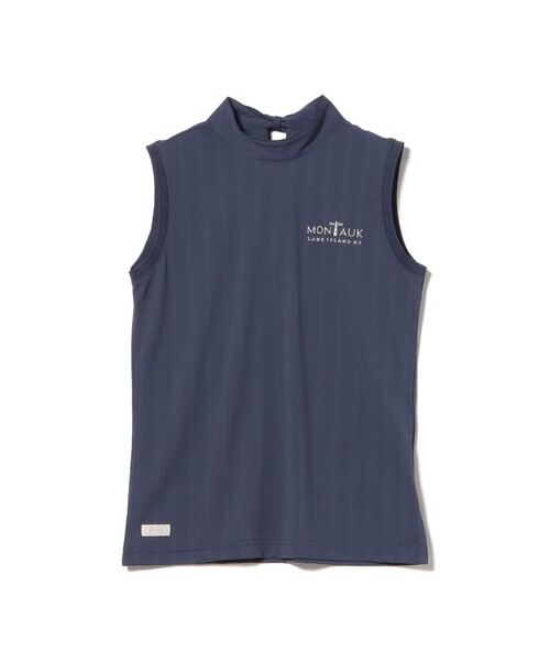 BEAMS GOLF(ビームスゴルフ)の「PURPLE LABEL / MONTAUK リボン モックネック シャツ(吸水速乾、UVカット)(スウェット・レディース・ホワイト/ネイビー/ピンク・LARGE/SMALL/MEDIUM)」の18枚目の写真
