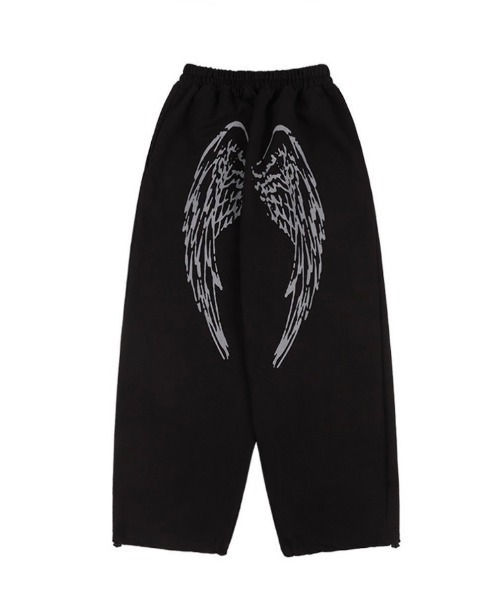 FANCY CLUB(ファンシークラブ)の「【FANCY CLUB】ANGEL VINTAGE SWEATPANTS / 【ファンシークラブ】エンジェルビンテージスウェットパンツ(スウェットパンツ・レディース・スカイブルー/ブラック・ONE SIZE)」の10枚目の写真