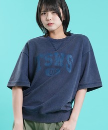 【SIDEWAY STANCE】裏毛 ピグメント ライトスウェット Tシャツ