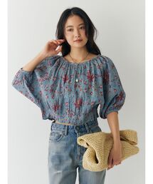 Ungrid 今期 新作フラワーブラウス Ungrid｜アングリッドのトップス（花柄・ボタニカル柄）通販 - ZOZOTOWN