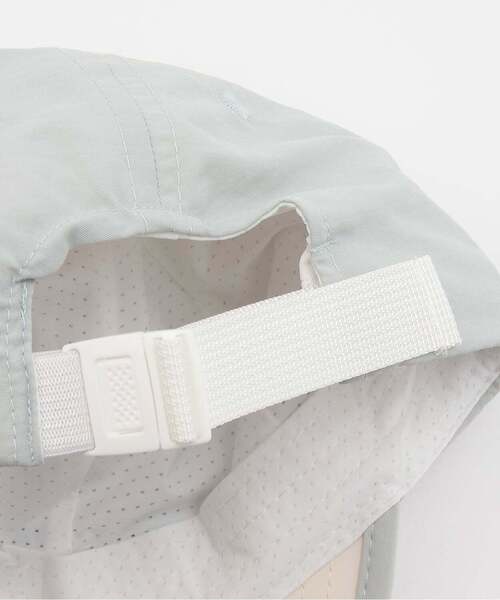 petit main(プティマイン)の「【UV】バイカラー刺しゅうキャップ(キャップ・キッズ・ネイビー/サックスブルー/ホワイト系・52cm/50cm/54cm)」の5枚目の写真