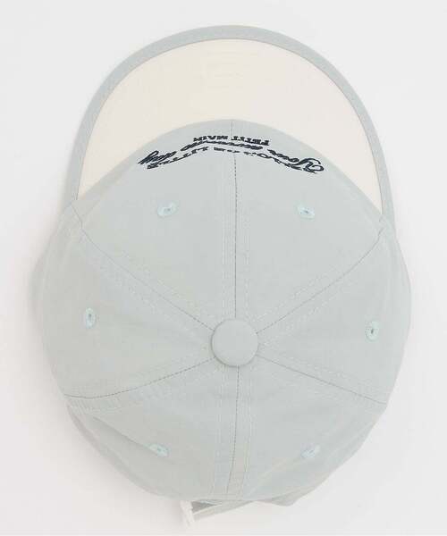 petit main(プティマイン)の「【UV】バイカラー刺しゅうキャップ(キャップ・キッズ・ネイビー/サックスブルー/ホワイト系・52cm/50cm/54cm)」の6枚目の写真