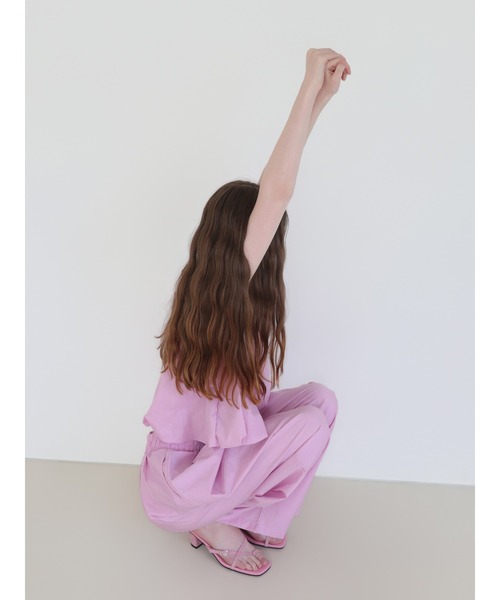 AMOMMA(アモマ)の「RIO FLARE CAMI TOP(キャミソール・レディース・ピンク/ネイビー・FREE)」の14枚目の写真