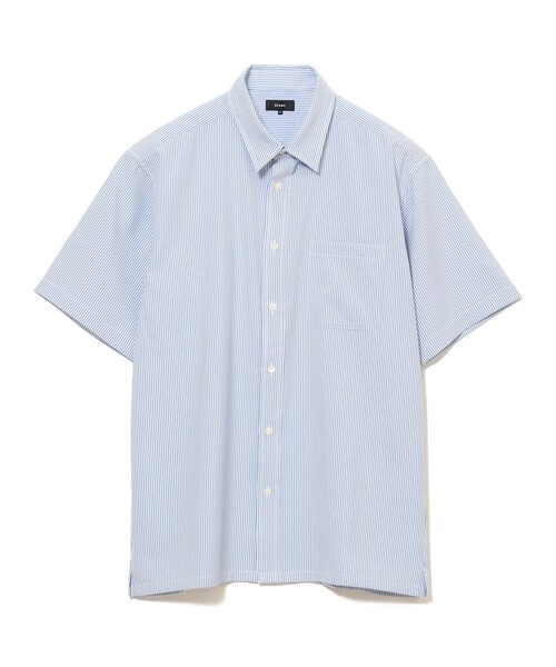 BEAMS（ビームス）の「シアサッカー シャツ【リラックスフィット】（シャツ/ブラウス・メンズ・イエロー系その他/ネイビー/グレー/サックスブルー・S/XL/L/M）」の3枚目の写真