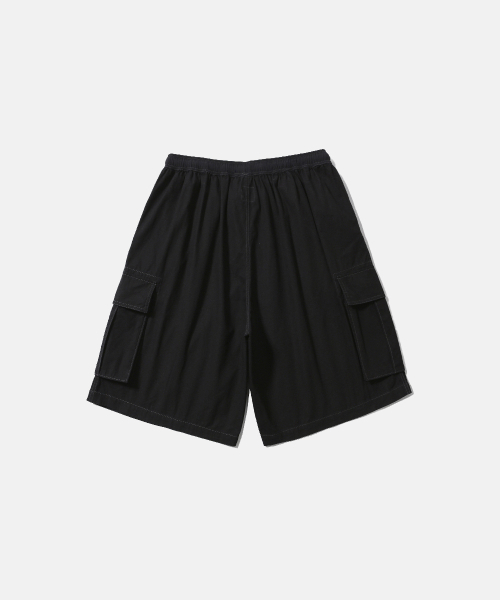 MOIF（モイフ）の「[SS26] BAGGY FIELD SHORTS / BLACK（その他パンツ・メンズ・その他・2/1/3）」の3枚目の写真