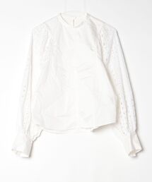 その他 ソノタ ブラウス L 白 【古着】【中古】【送料無料】 レディススラックス[KAZEN製品] 850｜THS-白衣通販・販売