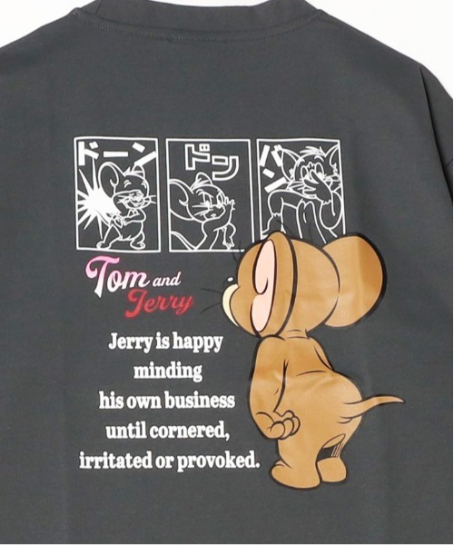 Tom&Jerry(トムアンドジェリー)の「【TOM&JERRY/トムとジェリー】キャラクタープリント 刺繍 バックプリント ポケ付き半袖Tシャツ(吸水速乾・UV対策) ユニセックス(Tシャツ/カットソー・メンズ・オフホワイト/ブラック/ホワイト/スミクロ・MEDIUM/LARGE)」の18枚目の写真