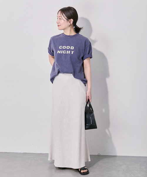 HANDTEX（ハンドテックス）の「《追加》別注【HANDTEX/ハンドテックス】プリントTEE（Tシャツ/カットソー・レディース・ネイビー/ブラック系その他/ブラック/ホワイト・FREE）」の8枚目の写真