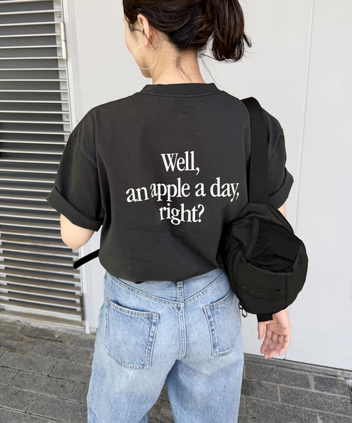 HANDTEX（ハンドテックス）の「《追加》別注【HANDTEX/ハンドテックス】プリントTEE（Tシャツ/カットソー・レディース・ネイビー/ブラック系その他/ブラック/ホワイト・FREE）」の17枚目の写真