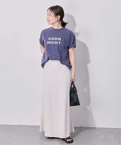 HANDTEX(ハンドテックス)の「《WEB限定追加》別注【HANDTEX/ハンドテックス】プリントTEE(Tシャツ/カットソー・レディース・ネイビー/ブラック系その他/ブラック/ホワイト・FREE)」の8枚目の写真