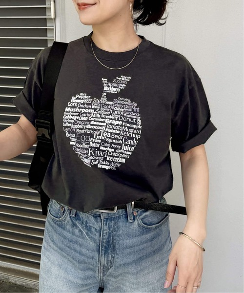 HANDTEX(ハンドテックス)の「《WEB限定追加》別注【HANDTEX/ハンドテックス】プリントTEE(Tシャツ/カットソー・レディース・ネイビー/ブラック系その他/ブラック/ホワイト・FREE)」の11枚目の写真