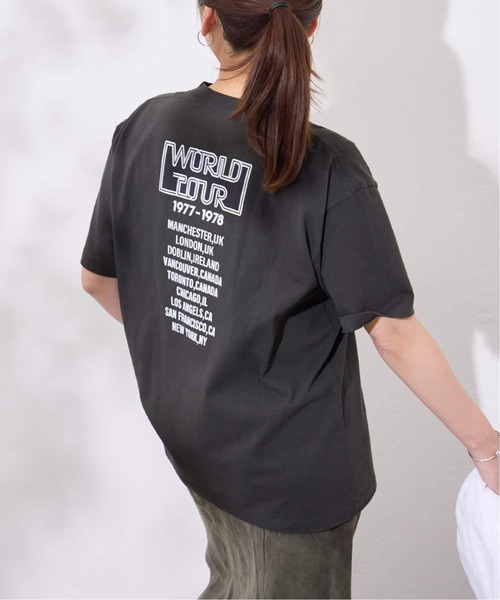 HANDTEX(ハンドテックス)の「《WEB限定追加》別注【HANDTEX/ハンドテックス】プリントTEE(Tシャツ/カットソー・レディース・ネイビー/ブラック系その他/ブラック/ホワイト・FREE)」の14枚目の写真