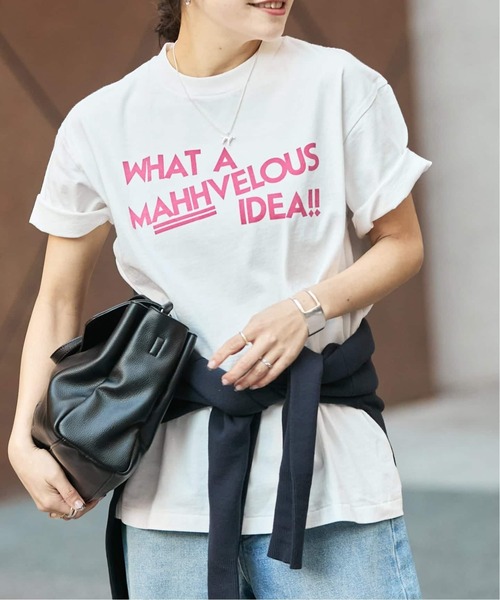 HANDTEX(ハンドテックス)の「《WEB限定追加》別注【HANDTEX/ハンドテックス】プリントTEE(Tシャツ/カットソー・レディース・ネイビー/ブラック系その他/ブラック/ホワイト・FREE)」の16枚目の写真