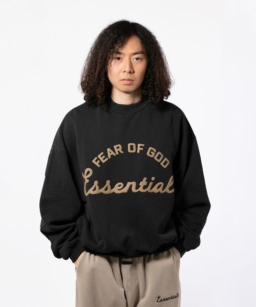 FOG ESSENTIALS(エフオージーエッセンシャルズ)の「ESSENTIALS TRAINING 90S CREWNECK SWEATWSHIRT エッセンシャルズ トレーニングナインティーズクルーネックスウェットWSシャツ(スウェット・メンズ・ブラック・MEDIUM/LARGE)」の5枚目の写真