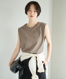 BAYFLOW | シルケットノースリーブTシャツ(Tシャツ/カットソー)