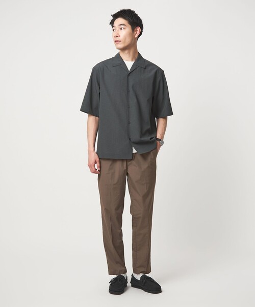 green label relaxing(グリーンレーベルリラクシング)の「ナイロン ツイル オルマイ イージーパンツ R2 -ストレッチ・接触冷感-(その他パンツ・メンズ・ダークグレー/ブラック/ブラウン/オリーブ・S/M/L/XL)」の10枚目の写真