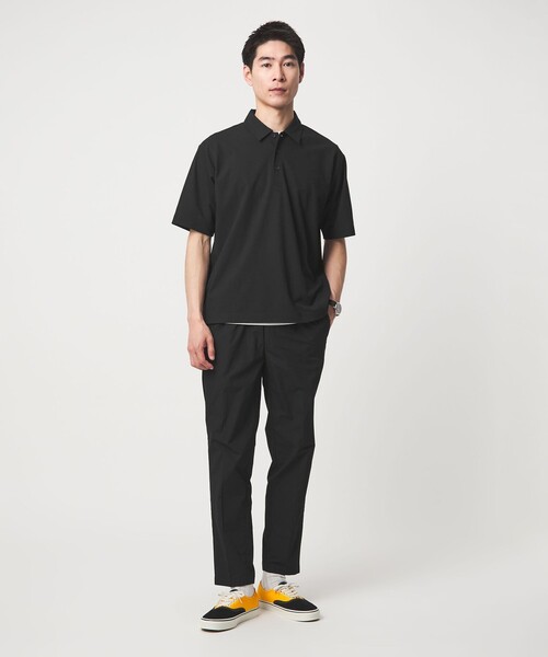green label relaxing(グリーンレーベルリラクシング)の「ナイロン ツイル オルマイ イージーパンツ R2 -ストレッチ・接触冷感-(その他パンツ・メンズ・ダークグレー/ブラック/ブラウン/オリーブ・S/M/L/XL)」の12枚目の写真