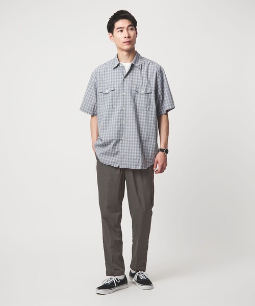 green label relaxing(グリーンレーベルリラクシング)の「ナイロン ツイル オルマイ イージーパンツ R2 -ストレッチ・接触冷感-(その他パンツ・メンズ・ダークグレー/ブラック/ブラウン/オリーブ・S/M/L/XL)」の15枚目の写真