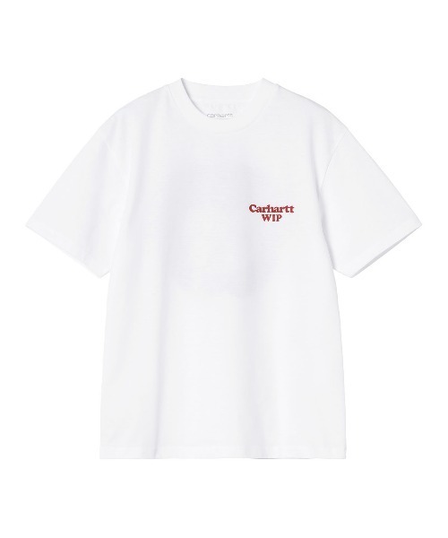 Carhartt WIP(カーハートダブリューアイピー)の「Carhartt WIP WOMEN'S S/S SPOILED T-SHIRT(カーハートワークインプログレス ウィメンズショートスリーブスポイルドTシャツ)(Tシャツ/カットソー・レディース・ブラック/ホワイト・X-SMALL/SMALL)」の1枚目の写真