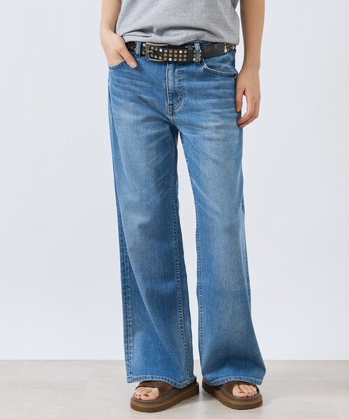 Healthy denim(ヘルシーデニム)の「【Healthy denim / ヘルシーデニム】Quiche/デニムパンツ/フレア【WEB限定】(デニムパンツ・レディース・インディゴブルー・25/24/23)」の1枚目の写真
