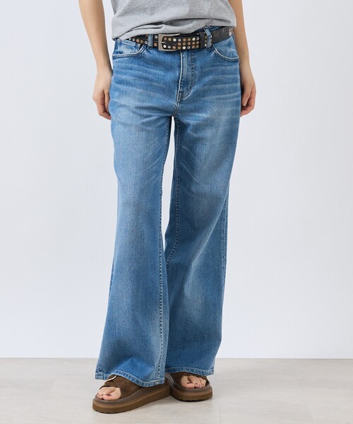 Healthy denim(ヘルシーデニム)の「【Healthy denim / ヘルシーデニム】Quiche/デニムパンツ/フレア【WEB限定】(デニムパンツ・レディース・インディゴブルー・25/24/23)」の2枚目の写真