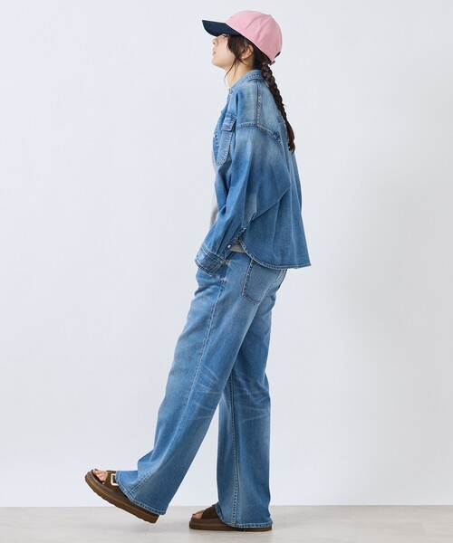 Healthy denim(ヘルシーデニム)の「【Healthy denim / ヘルシーデニム】Quiche/デニムパンツ/フレア【WEB限定】(デニムパンツ・レディース・インディゴブルー・25/24/23)」の11枚目の写真