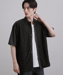 tk.TAKEO KIKUCHI（ティーケータケオキクチ）の「ボタニカルレースシャツ（シャツ/ブラウス）」