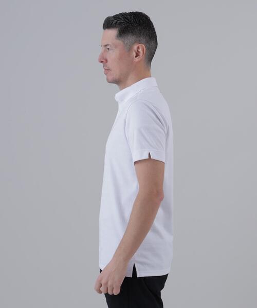 St ANDREWS（セントアンドリュース）の「【St ANDREWS】【吸水速乾】ロゴボーダージャガード無地半袖シャツ (MENS)（ポロシャツ・メンズ・グリーン/ホワイト/ブラック・LL/M/L）」の13枚目の写真