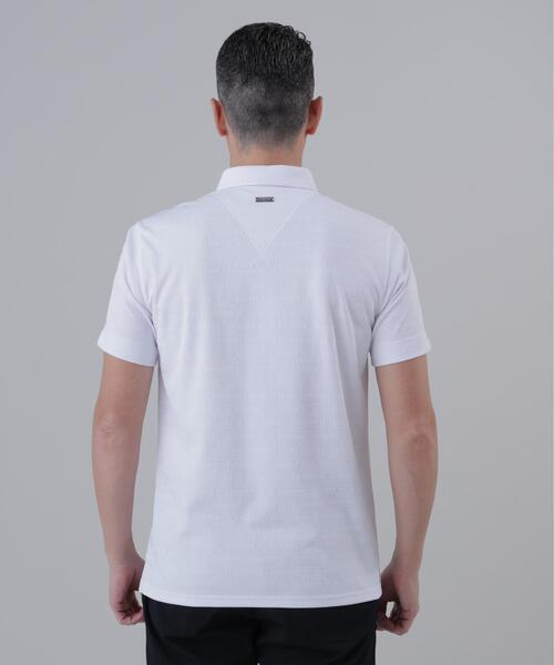 St ANDREWS（セントアンドリュース）の「【St ANDREWS】【吸水速乾】ロゴボーダージャガード無地半袖シャツ (MENS)（ポロシャツ・メンズ・グリーン/ホワイト/ブラック・LL/M/L）」の14枚目の写真