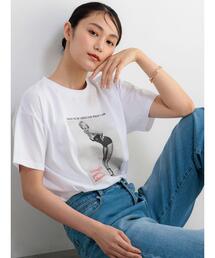 Te chichi | マリリンモンローモノクロフォトTシャツ(Tシャツ/カットソー)
