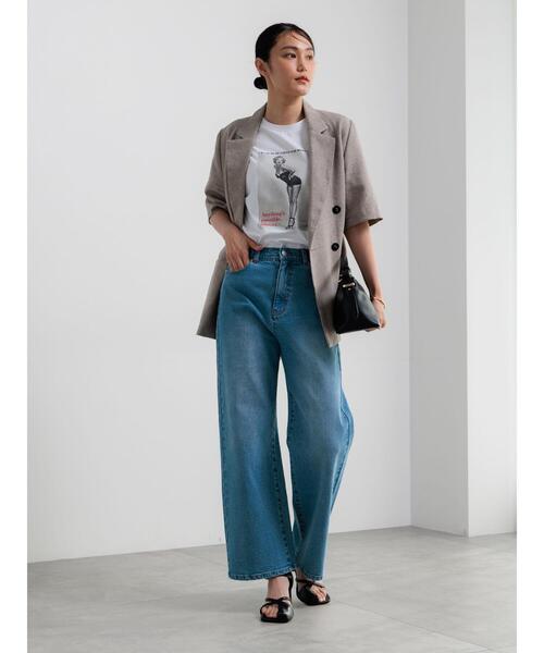 Te chichi(テチチ)の「マリリンモンローモノクロフォトTシャツ(Tシャツ/カットソー・レディース・オフホワイト・F)」の11枚目の写真